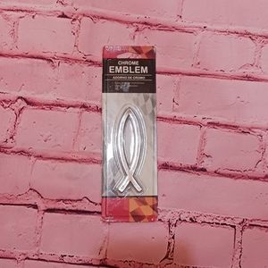 Vintage Chrome Emblem Custom-XT #98043F, in package